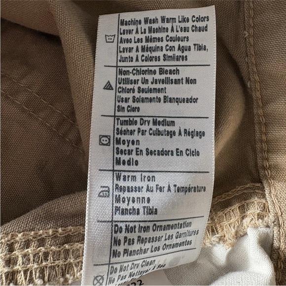 Carhartt Loose Fit Cotton Canvas Carpenter 9” Shorts Mens Size 32 - Picture 6 of 7